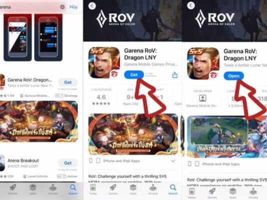 Cách tải Liên Quân Thái Lan trên iOS