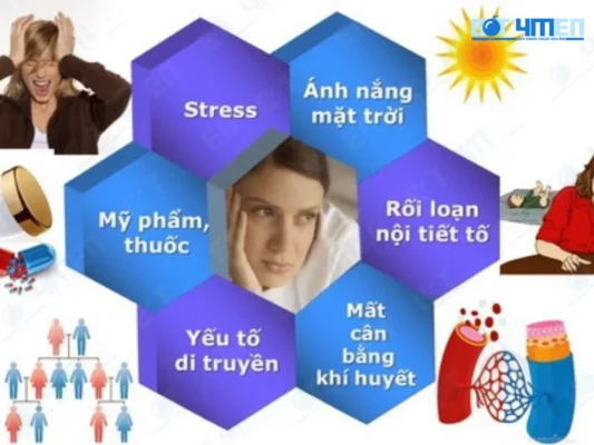 Thay đổi nội tiết tố