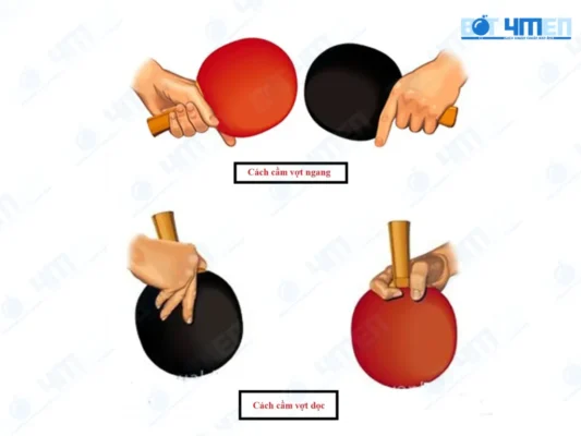 Cách cầm vợt bóng bàn