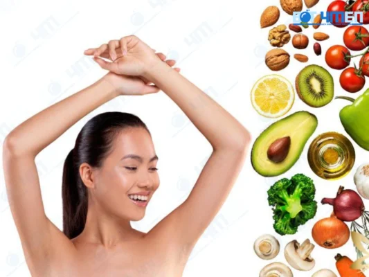 Thay đổi chế độ ăn uống để trị hôi nách
