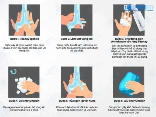 Vệ sinh vùng kín ở nam giới đúng cách