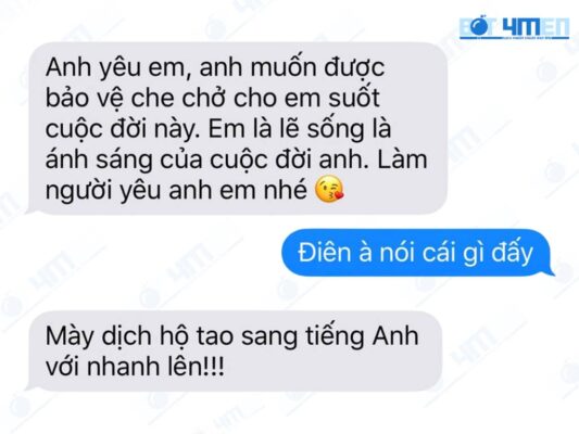 Thông qua tin nhắn 