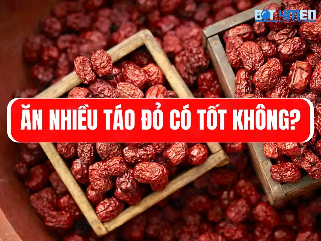 Ăn Nhiều Táo Đỏ Có Tốt Không?