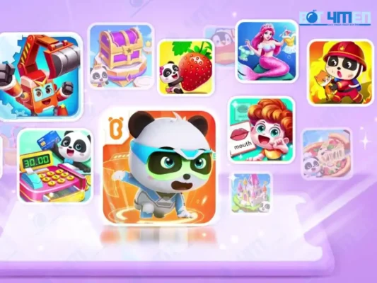 Game cho bé vừa học vừa chơi Baby Pandas World