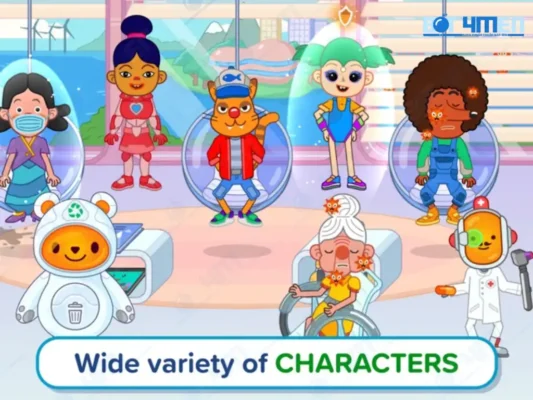 Game cho bé vừa học vừa chơi Pepi Hospital