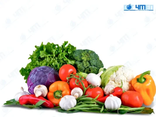rau tươi có màu xanh đậm