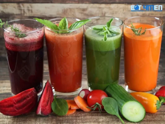nước ép rau củ