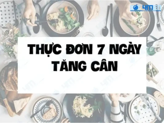 Thực đơn tăng cân cho người gầy