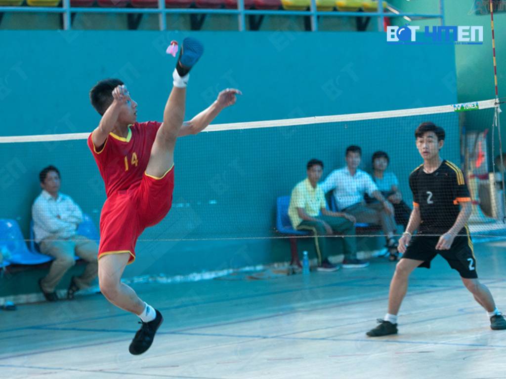 cách đá cầu 3